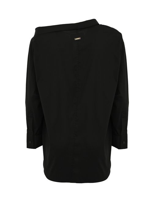 Camicia con spalla fuori Nero NO SECRETS | 251NS055LIQUIRIZIA